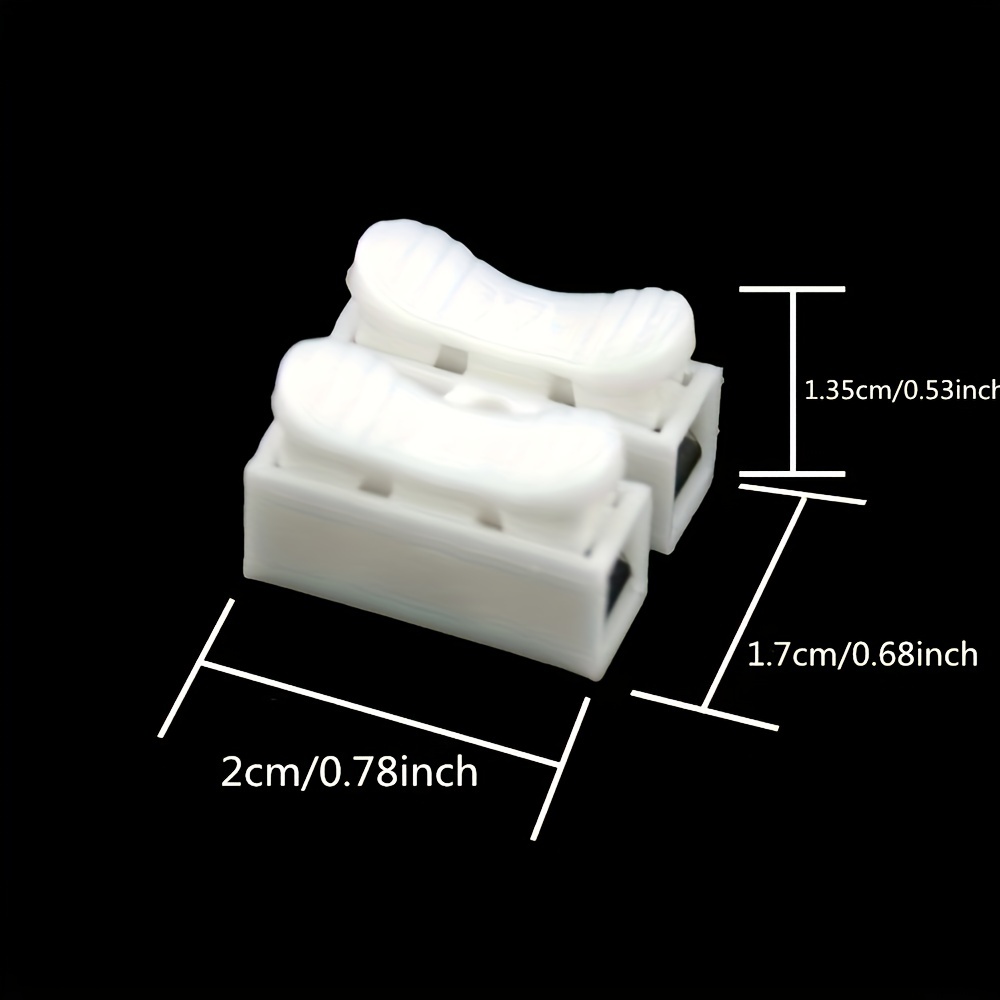 20pcs Quick Terminal Connector 2 Pin LED Lamp Connectors