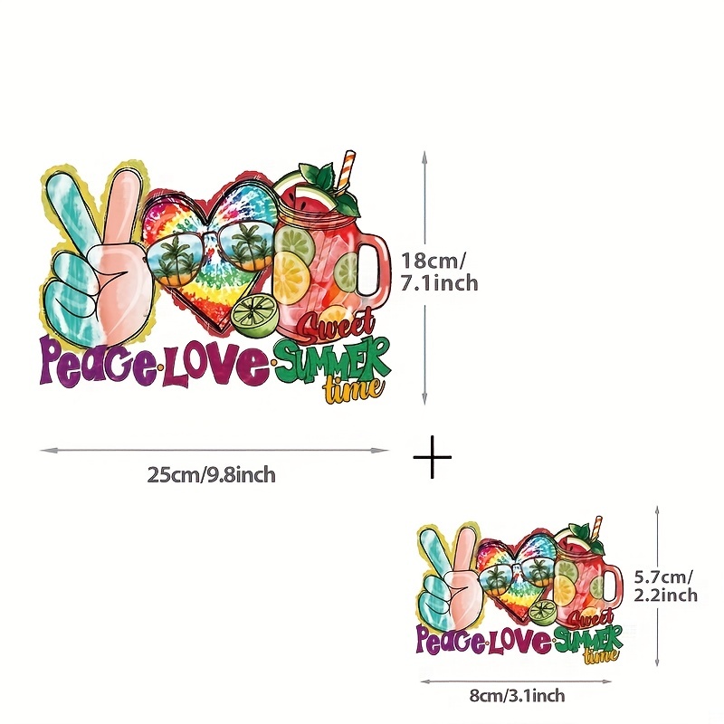 Iron On Patch Beach Life Summer Clothes Stickers T shirt - Temu