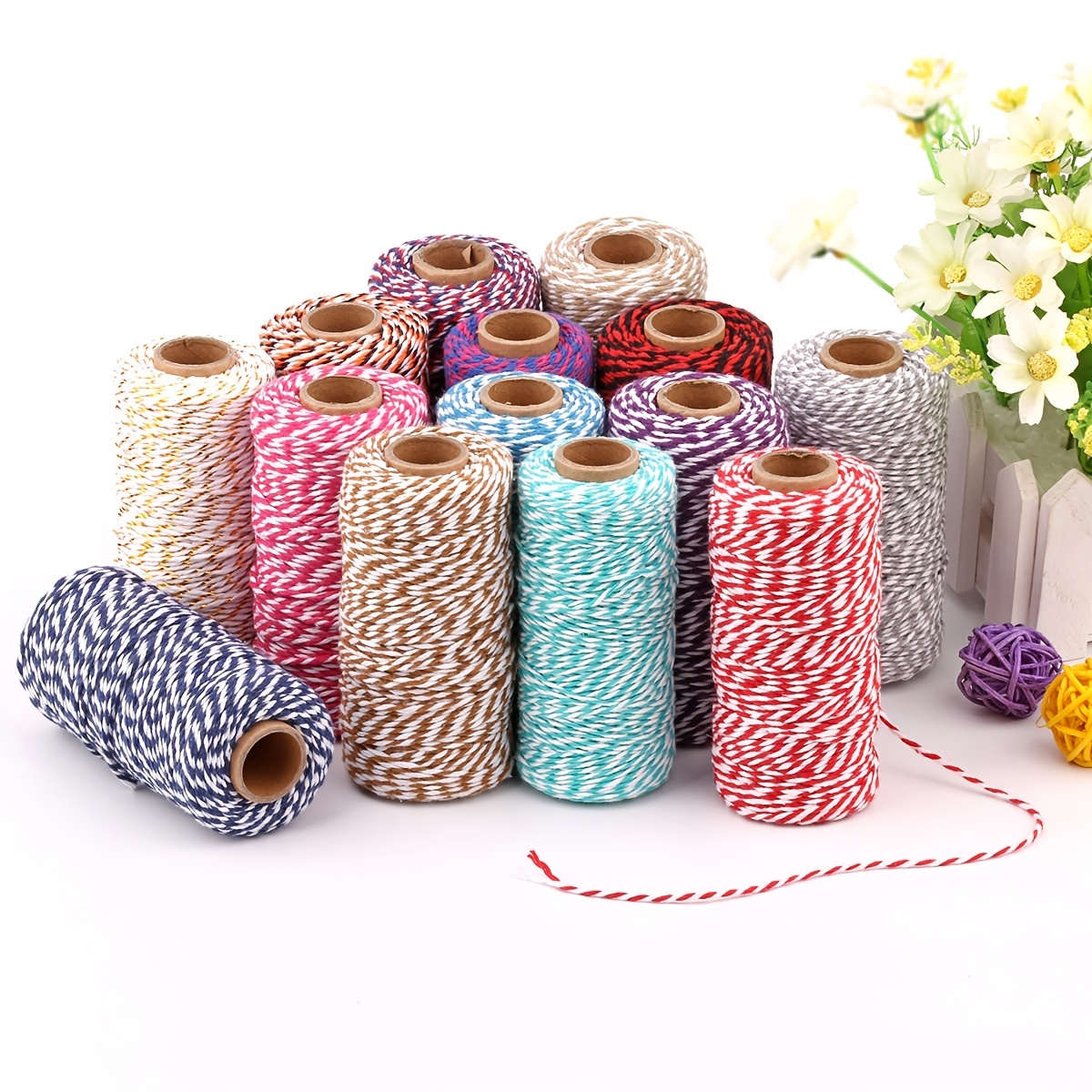Christmas Twine String Crafts Cotton String Natural Jute - Temu