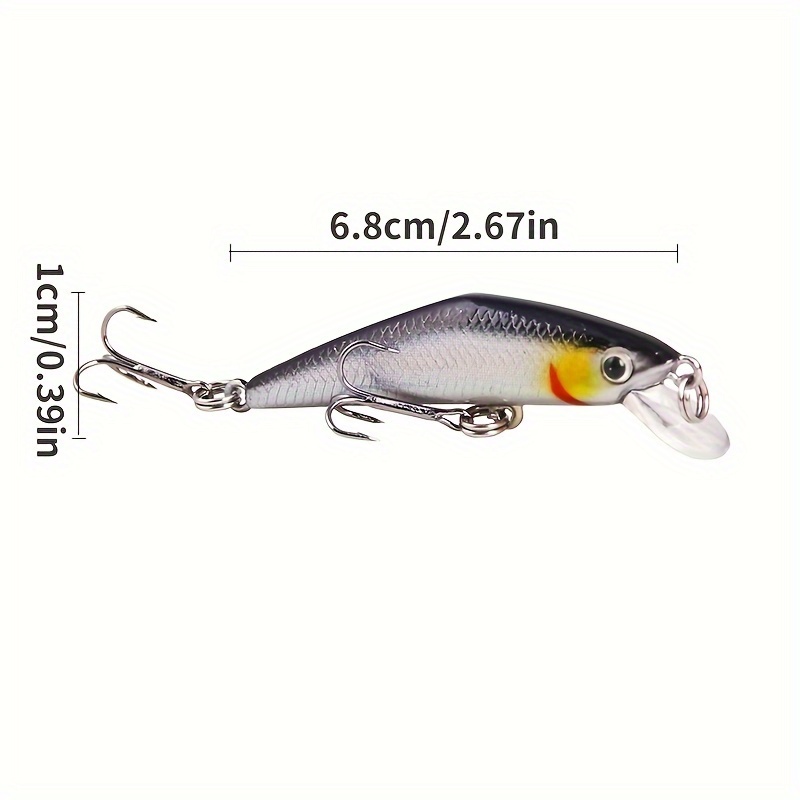 1pc Multi-segment Fishing Lure, Slow Sinking Bionic Bait For Trout And Bass  Fishing, Fishing Tackle For Freshwater And Saltwater