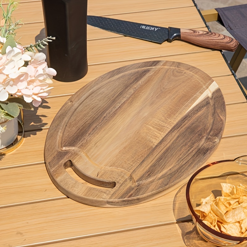 Acacia Wood Cutting Board Portable Chopping Board Kitchen - Temu