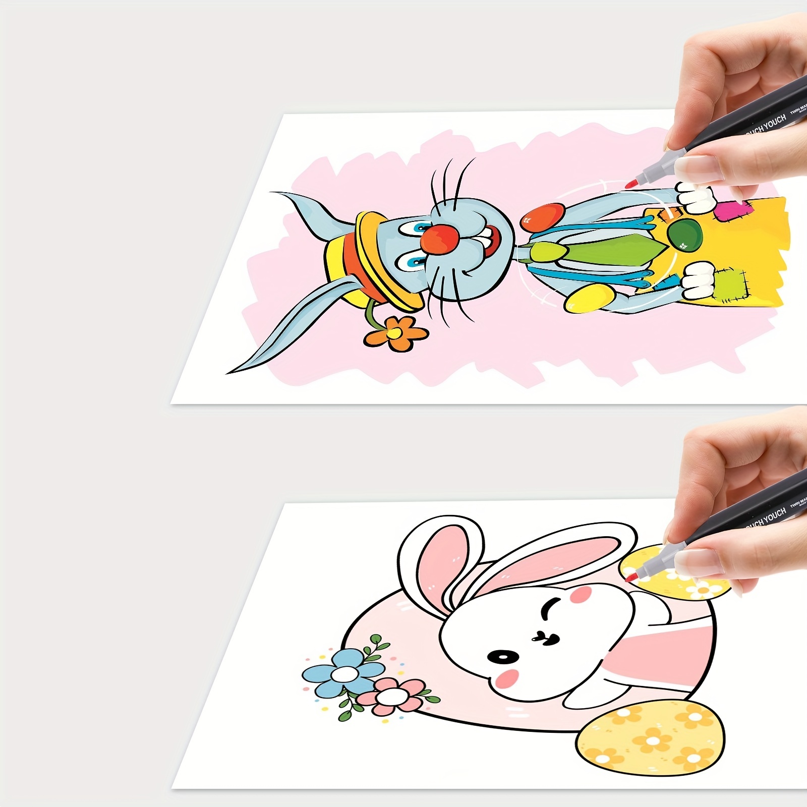 Art-n-Fly 48 Professional Brush Markers Set for Drawing Manga Markers  Illustration with Blender Sketch Marker Alternative