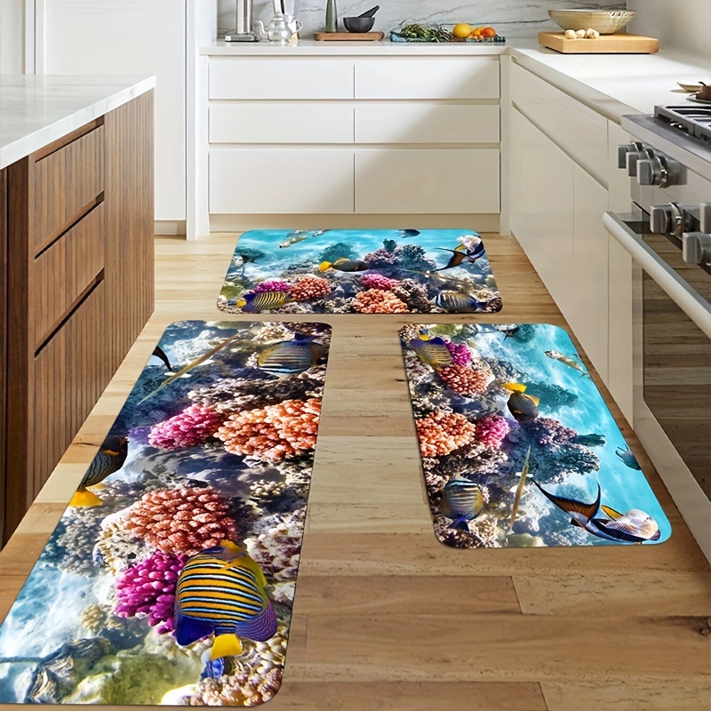 Soft Kitchen Floor Mat Non slip Oil proof Floor Mat Soft - Temu