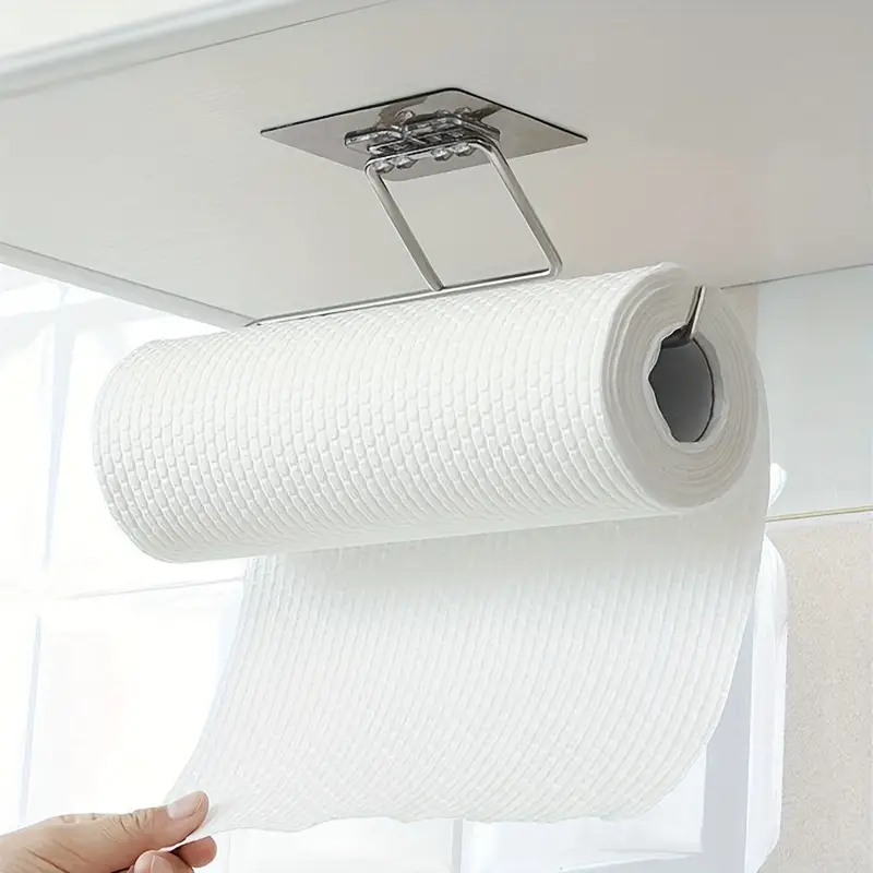 Wall mounted Toilet Paper Holder: Keep Bathroom Neat - Temu