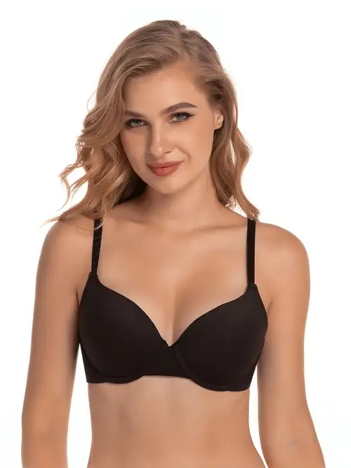 Tshirt Bras For Women No Underwire No Steel Ring French Front Close T Back  Plus Size Seamless Unlined Large Bust Push Up Bra 85B 