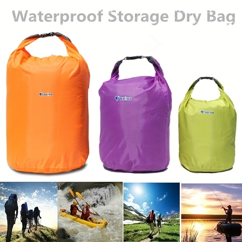 1pc 40l Portable Waterproof Dry Storage Bag For Kayaking Boating Swimming  Hiking Camping And Fishing - Sports & Outdoors - Temu