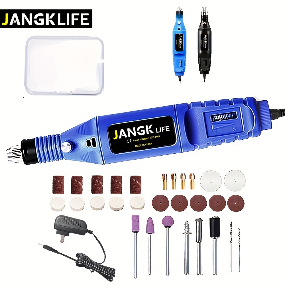 

Mini Drill Rotary Tool Kit Rotary Tool Accessories & Flex Shaft, 5 Variable Speed Rotary Multi-tool For Crafting Diy Project