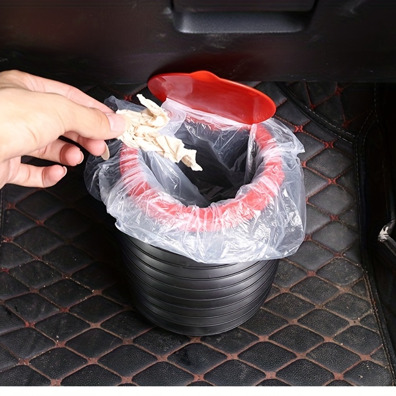 Sac poubelle pliable pour intérieur de voiture, parapluie rétractable  portable, collection d'outils de stockage de créativité, E27