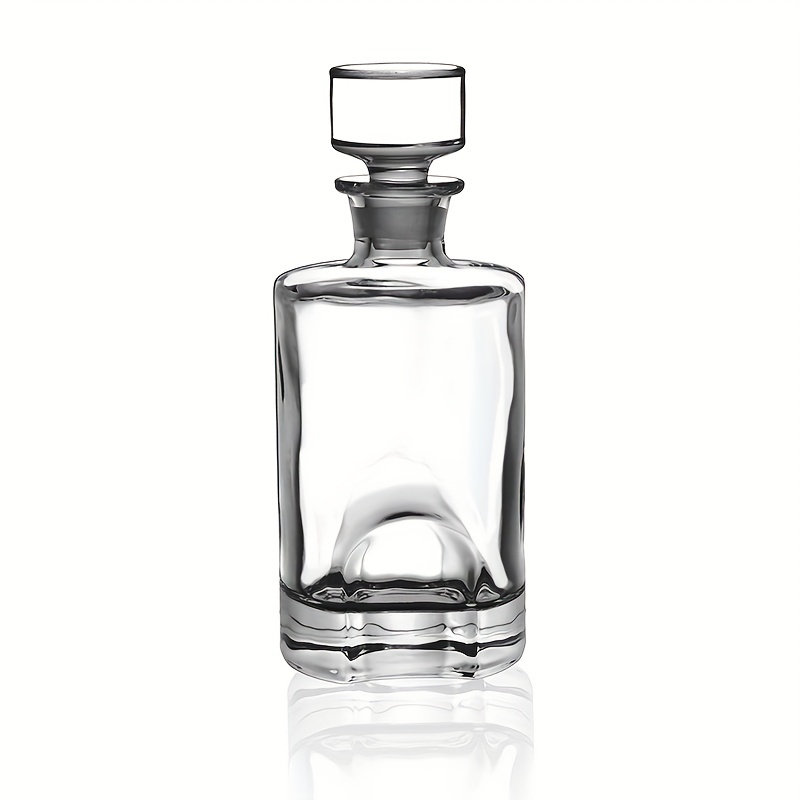 Transparent Creative Whiskey Decanter Set Bottle with 2 Wine Glasses 150ml  for liquor, Bourbon, Scotch, Vodka, Whikey Decanter Gifts for Men Women  (750ml) (1dec…