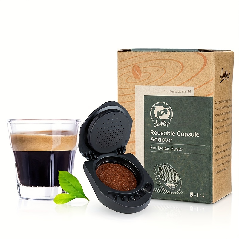 3pcs Capsules de café réutilisables, filtres à café écologique