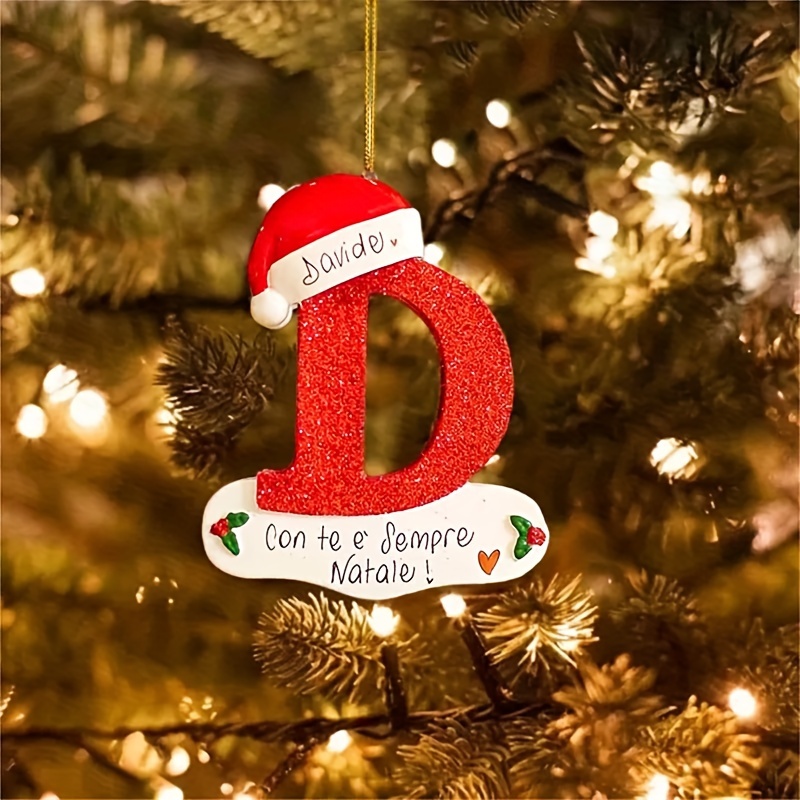 Weihnachtsschmuck Geschenkanhänger personalisiert aus Acryl