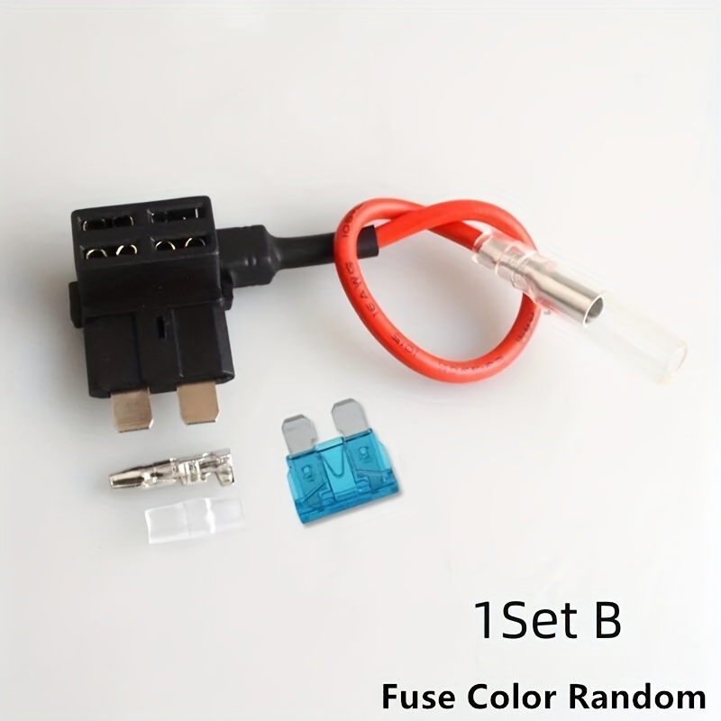 1set 12v Sicherungshalter Add-a-circuit Tap Adapter Micro Mini