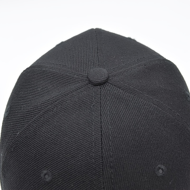 Solid Baseball Cap Street Retro Cap Sun Visor