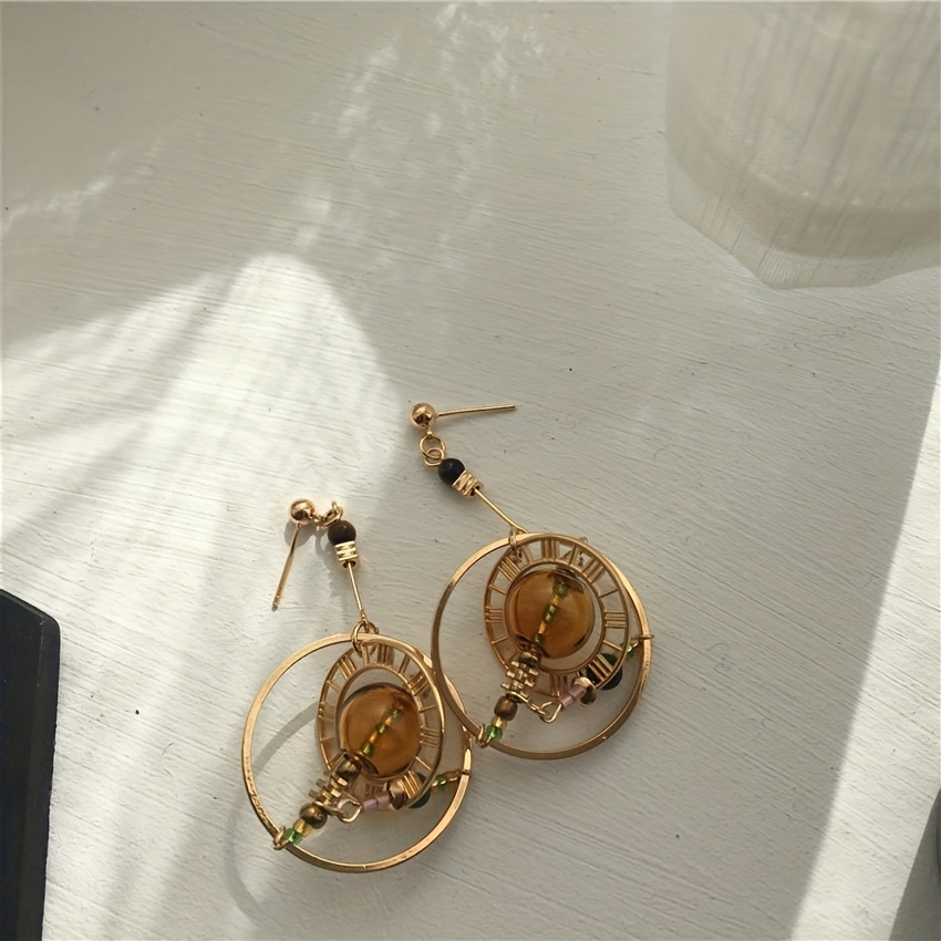 Vintage Geometric Statement Earrings