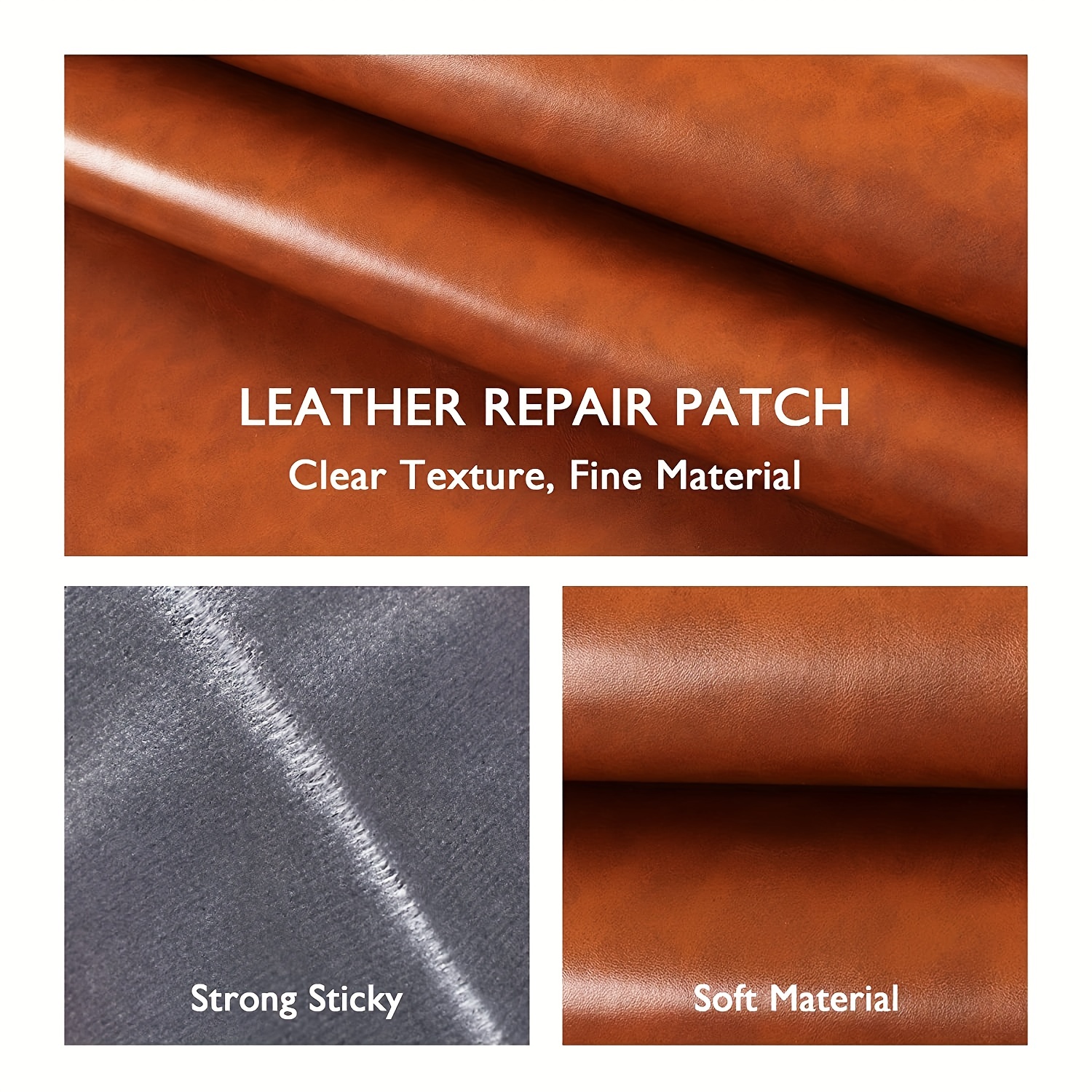 Leather Tape Repair Patch Self Adhesive Sticker Patch, Faux
