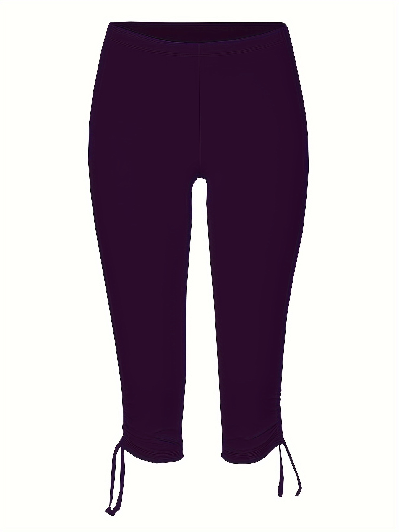 Plus Size Sports Leggings, Women's Plus Letter Print Fleece Lined Wide  Waistband Warm Winter Skinny Pants