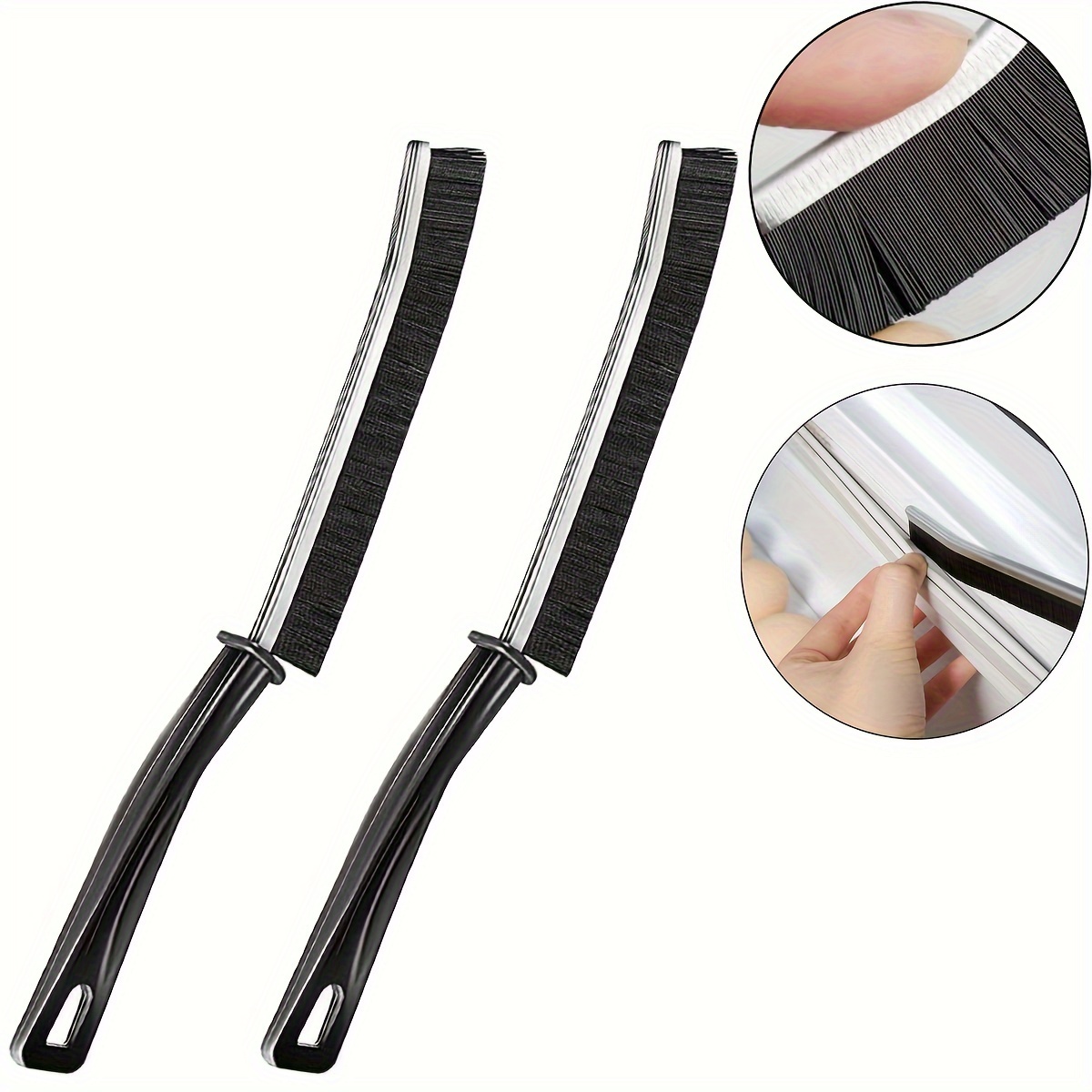 Window Cleaning Brush Windowsill Groove Deadend Cabinet Crevice Brush  Hand-held Crevice Cleaner 2 in 1 Groove Cleaning Tool - AliExpress