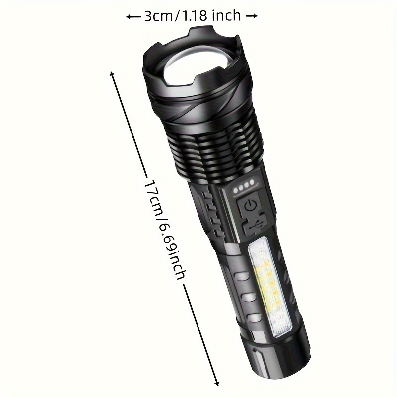 1/2pcs Potentes Linternas Led Gt10/xhp50 Recargables Luz - Temu