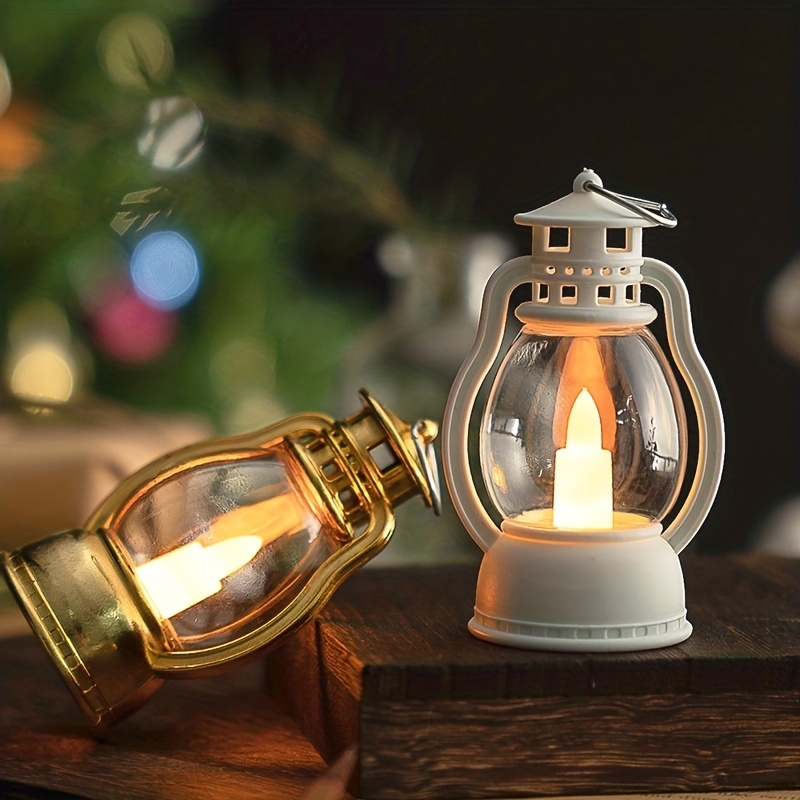 1pc Décoration De Noël LED Vent Lanterne Lampe Mini Vent - Temu Canada
