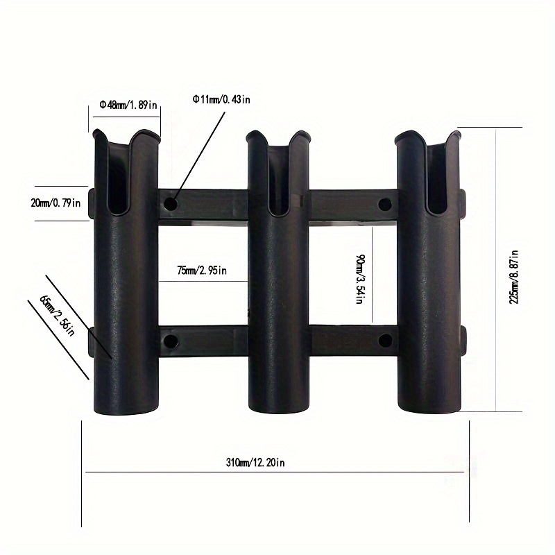 Durable Fishing Rod Storage Rack Secure Pole Fixed Clip Tip - Temu
