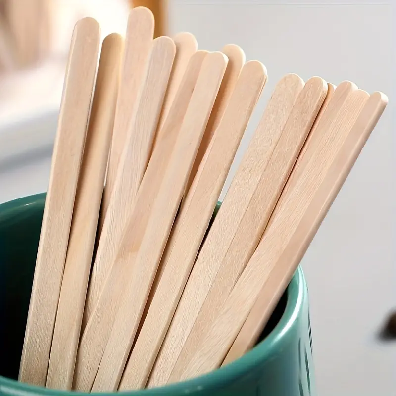 200PCS Natural Degradable Coffee Stirrer Birch Stirrer, Wood Coffee Stir  Sticks, Coffee Stir Sticks, Coffee Stirrers Disposable For Hot Drinks