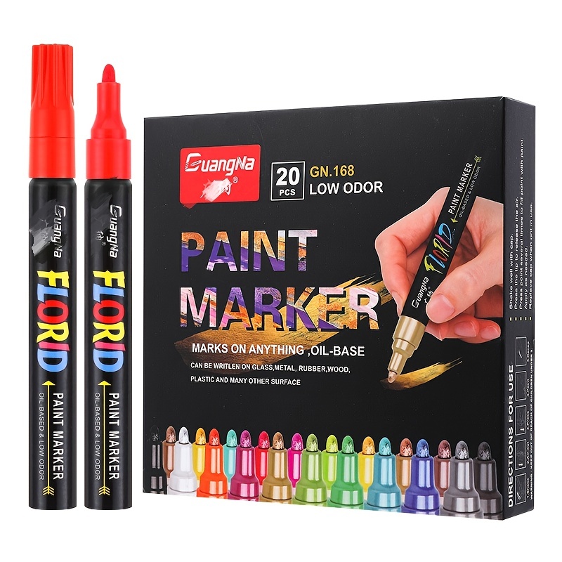 White Marker Pen Graffiti Pens Waterproof Gel Pencil Tire - Temu