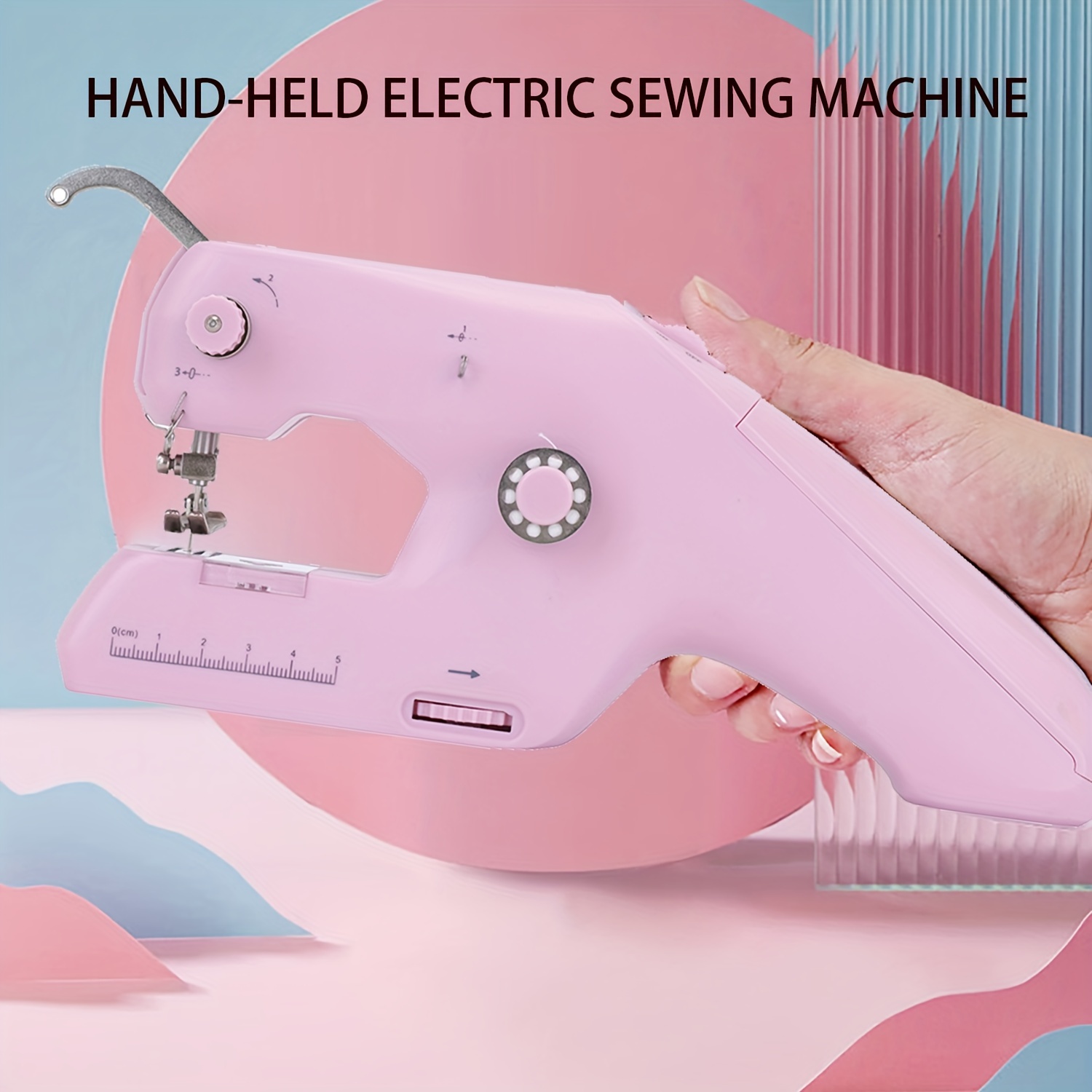 1pc Handheld Mini Sewing Machine, Hand Held Sewing Device Tool, Mini  Portable Cordless Sewing Machine, Essentials For Home Quick Repairing And  Stitch