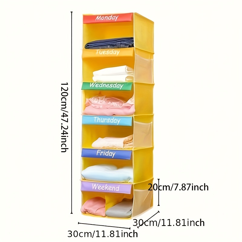 Wardrobe Hanging Storage Bag Pants Clothes Storage Hanging - Temu