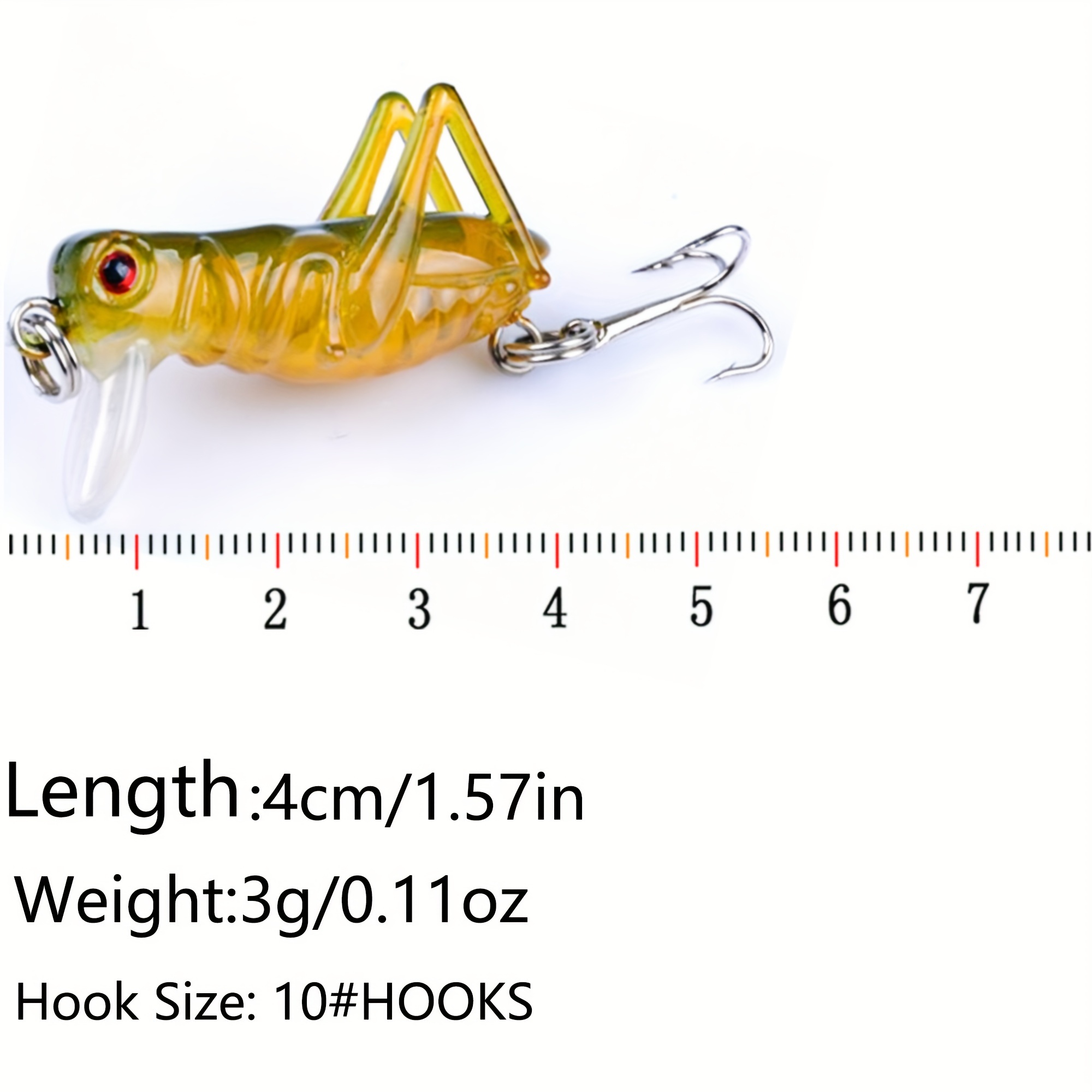 Premium Floating Grasshopper Fishing Lure Perfect Bass - Temu