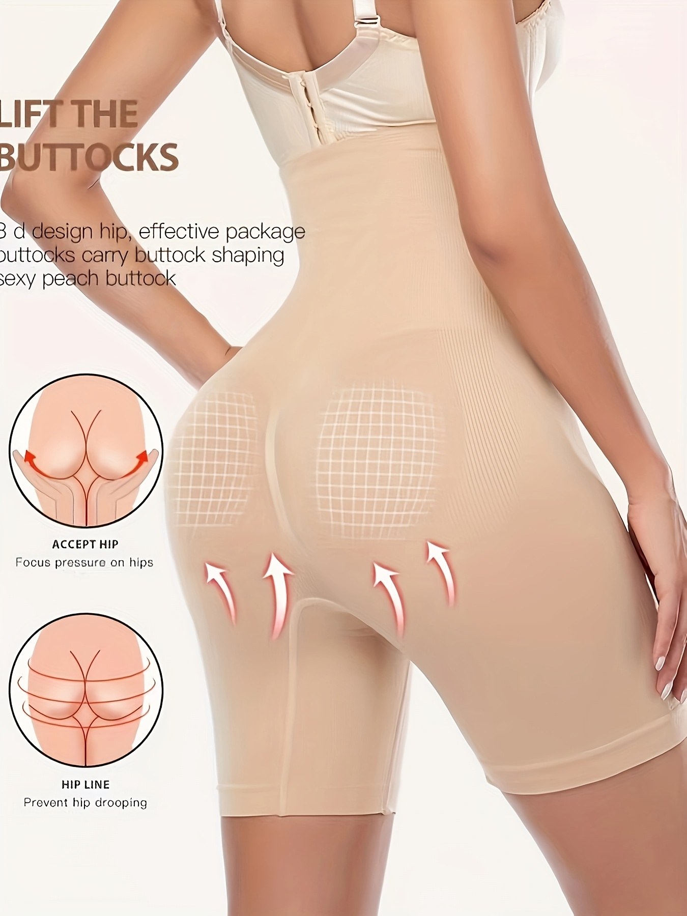 High Waisted Body Shapewear Shorts For Women, Tummy Control Breathable  Tight Slimming Shorts
