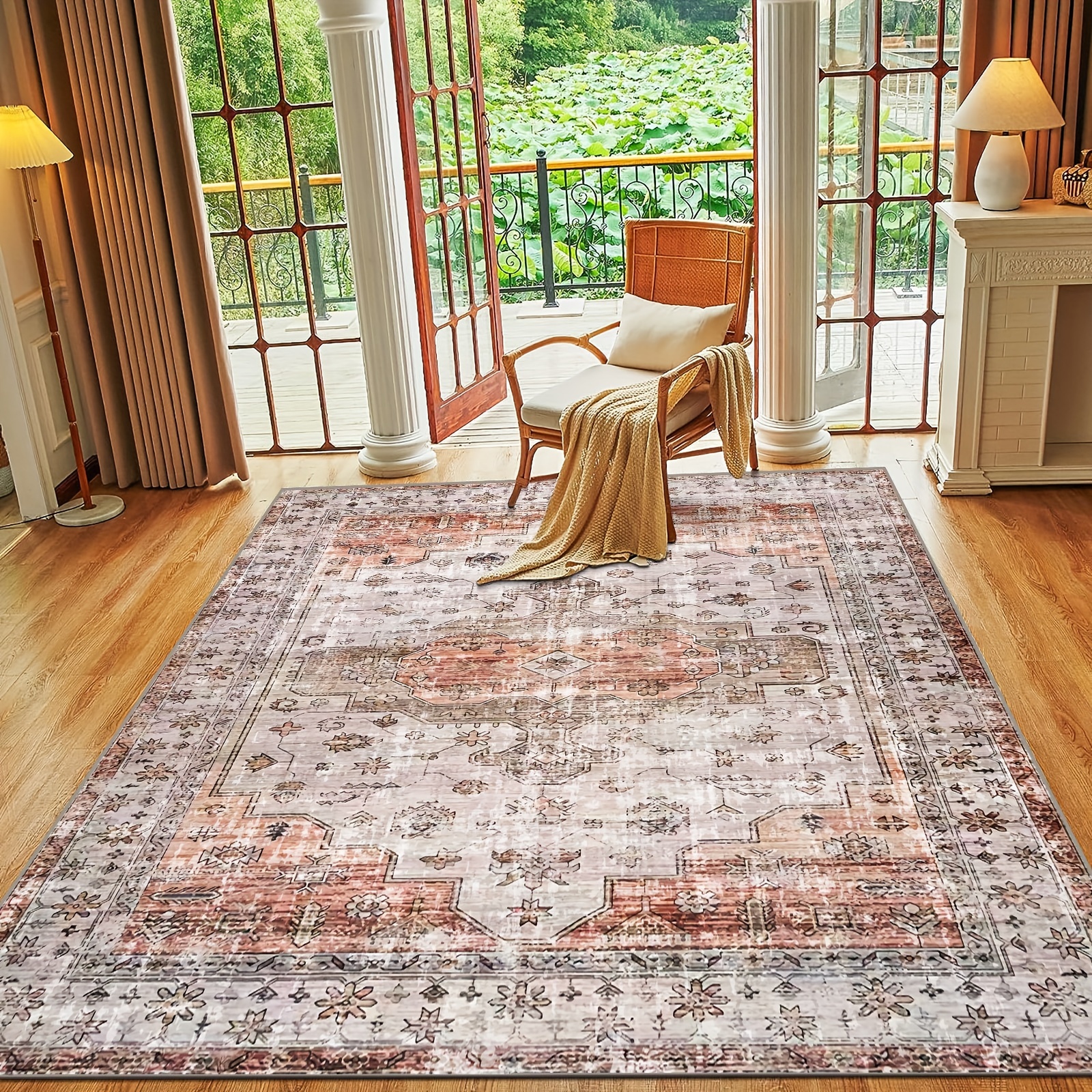 Faux Cashmere Thickened Carpet TPR Bottom 1.8kg/m2