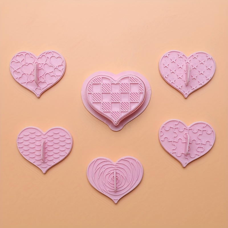 Biscuit Mold Set Love Heart Shaped Frosting Fondant - Temu