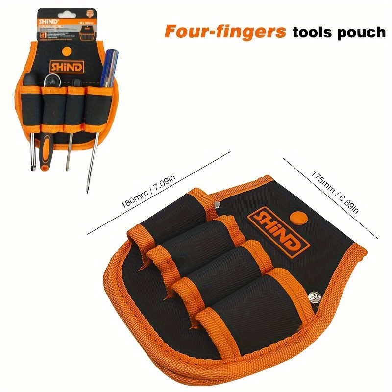 Yellow Edges Tool Bag Orange Edge Electrician Canvas Repair Kit Bags Chisel  Roll Electrical Tool Utility Pouch Pocket Household - AliExpress