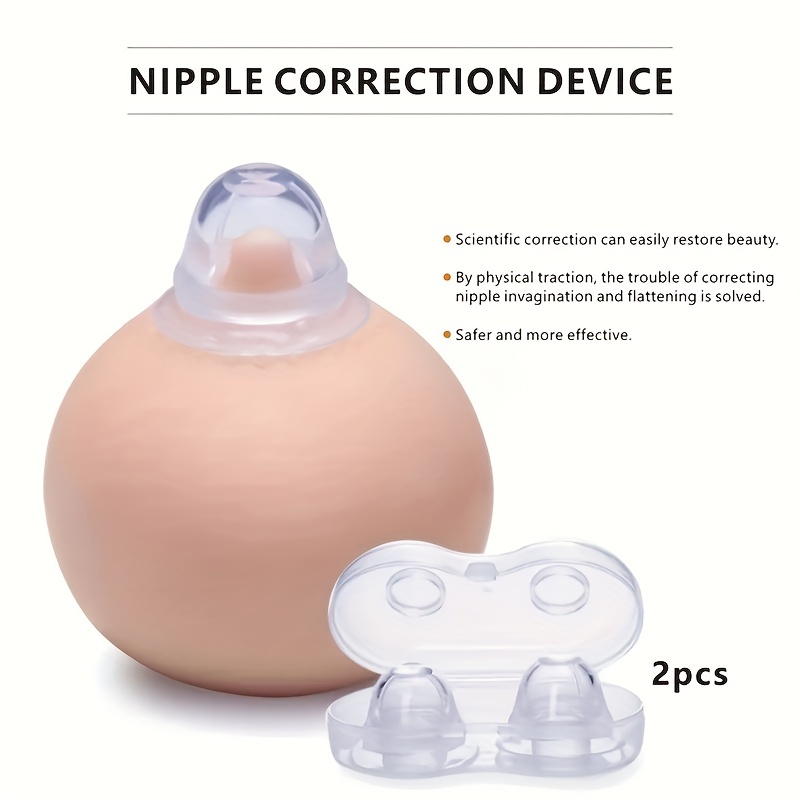 2pcs Silicone Nipple Correctors for Flat and Inverted Nipples