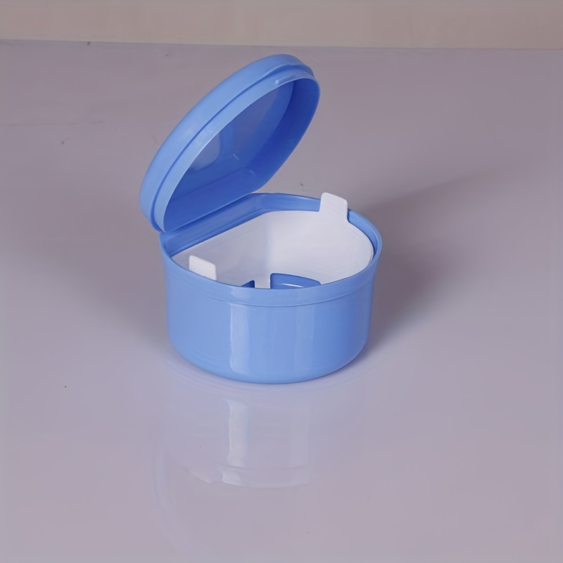 Denture Braces Bath Case Cup Box Holder Cleaner False Teeth - Temu