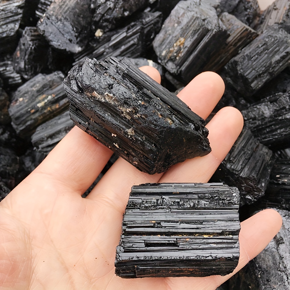 280g Giorni Di Pietra Naturale Tormalina Nera Con I Pezzi A Mano Ornamenti  Di Tormalina Minerale Su Larga Scala Da 8,95 €