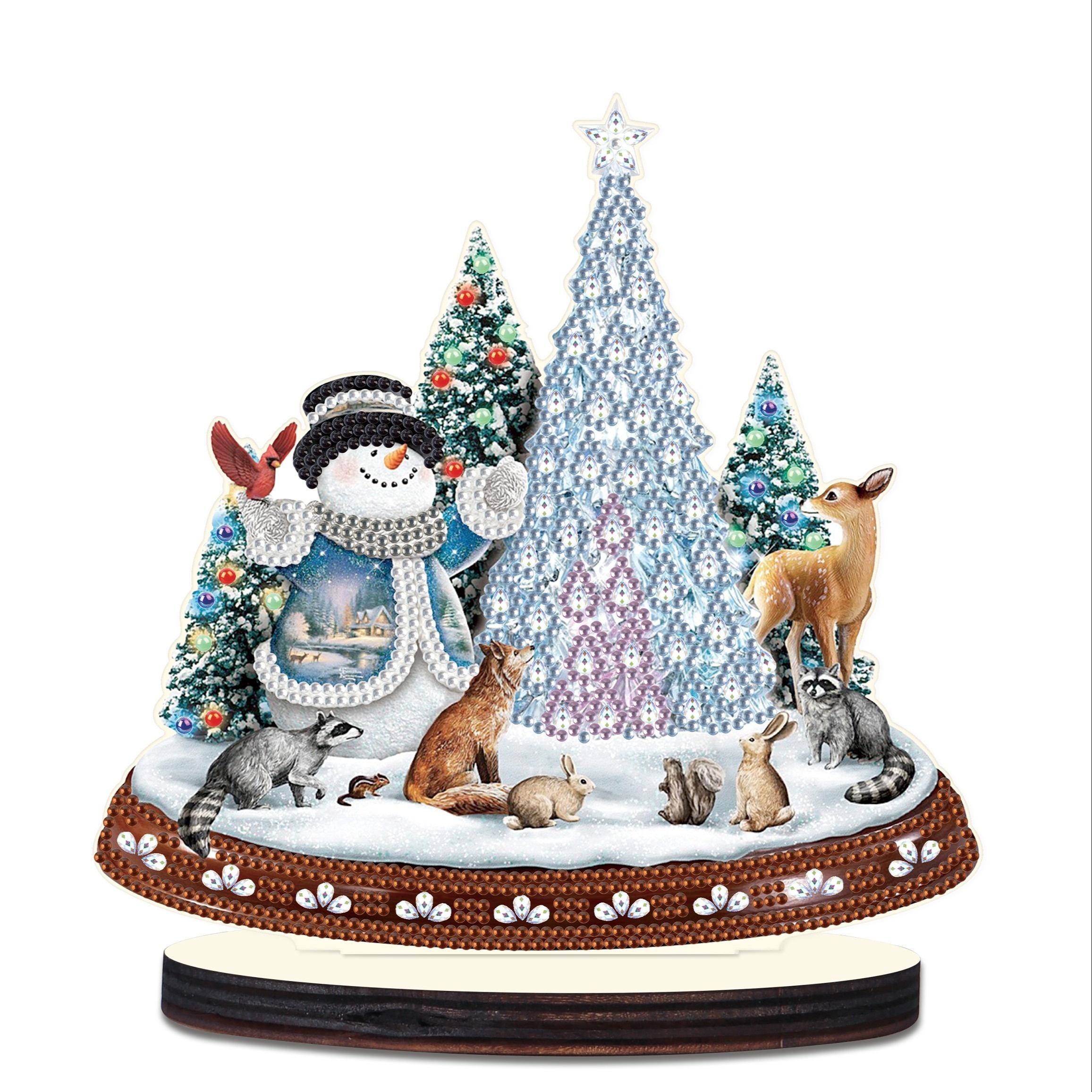 Diamond Painting Christmas Tree Desktop Ornaments Kits For - Temu