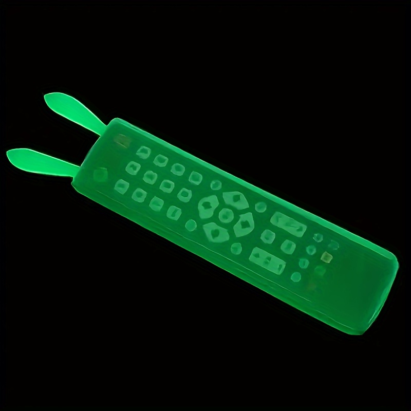 1pc Luminous Silicone Remote Control Cover, Rabbit Ears Dustproof Anti-Fall Protective Case for TV and Air Conditioner Remotes
