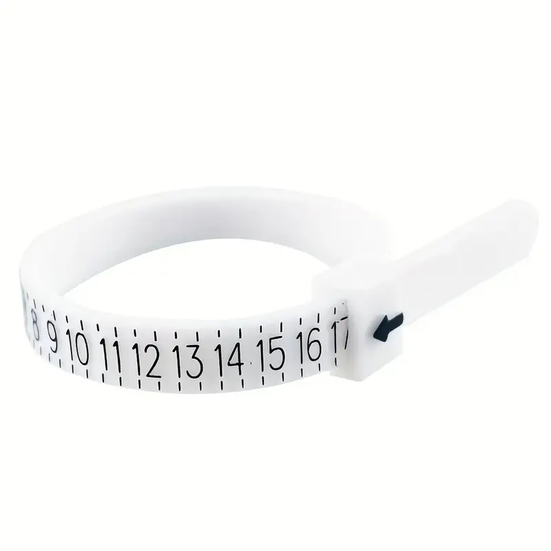 1 17 Usa Plastic Ring Sizer Measuring Set Gauge Measure Tool - Temu Belgium