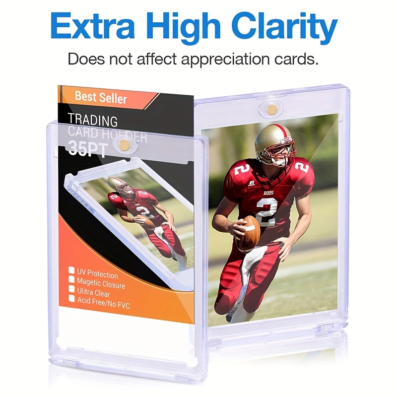 1-30 pcs Magnetic Card Holder for Trading Cards Protector Case Hard  Baseball