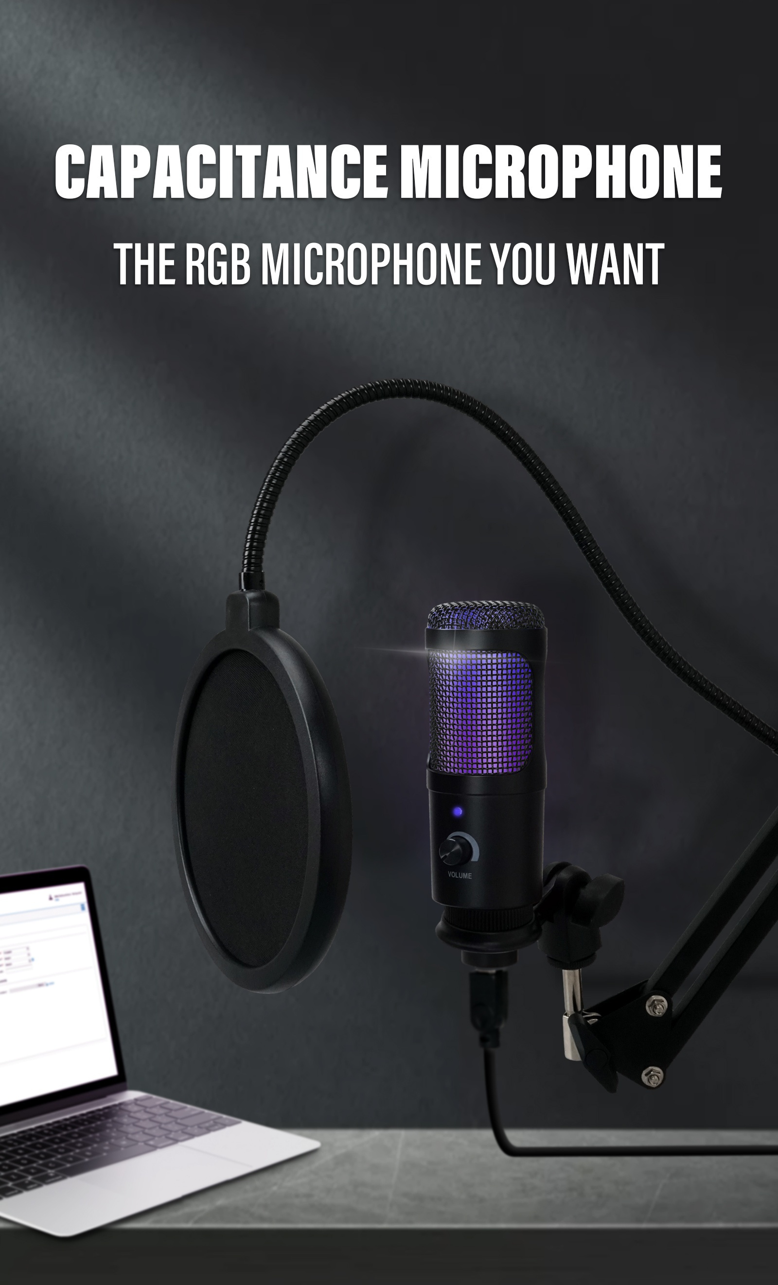 Upgrade Your Audio Quality: Professional Usb Microphone Kit - Temu