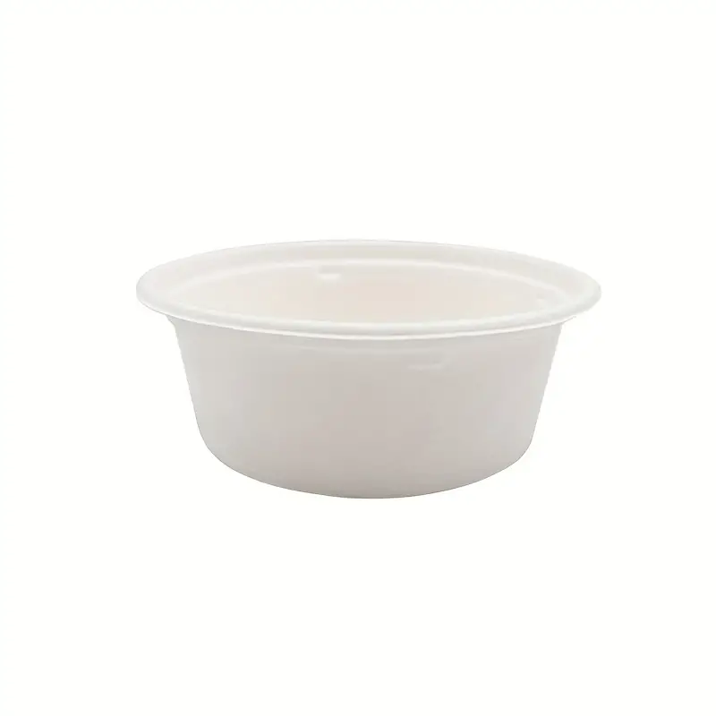 Paper Bowls 20 oz Heavy Duty, 100 Pack Disposable Soup Bowl, Eco-Friendly  Bowls Made Of White Sugarcane Perfect For Salad, Ice Cream, Desserts