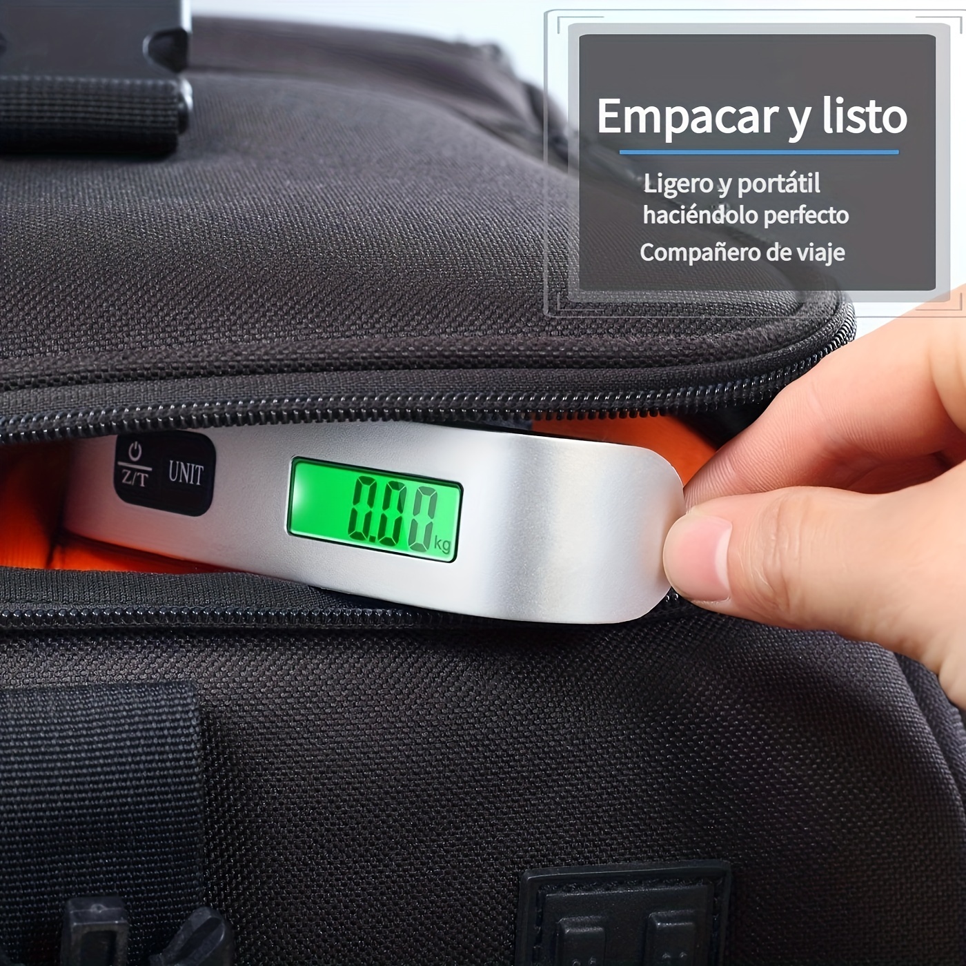 Balanza digital de equipaje de regalo para maleta de viajero Balanza de  peso de mano 110lbs