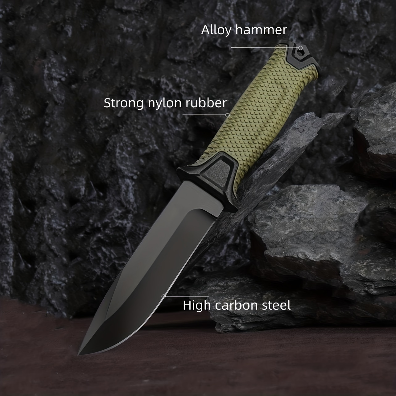 Outdoor Camping Knife, Straight Knife, Outdoor Portable Small