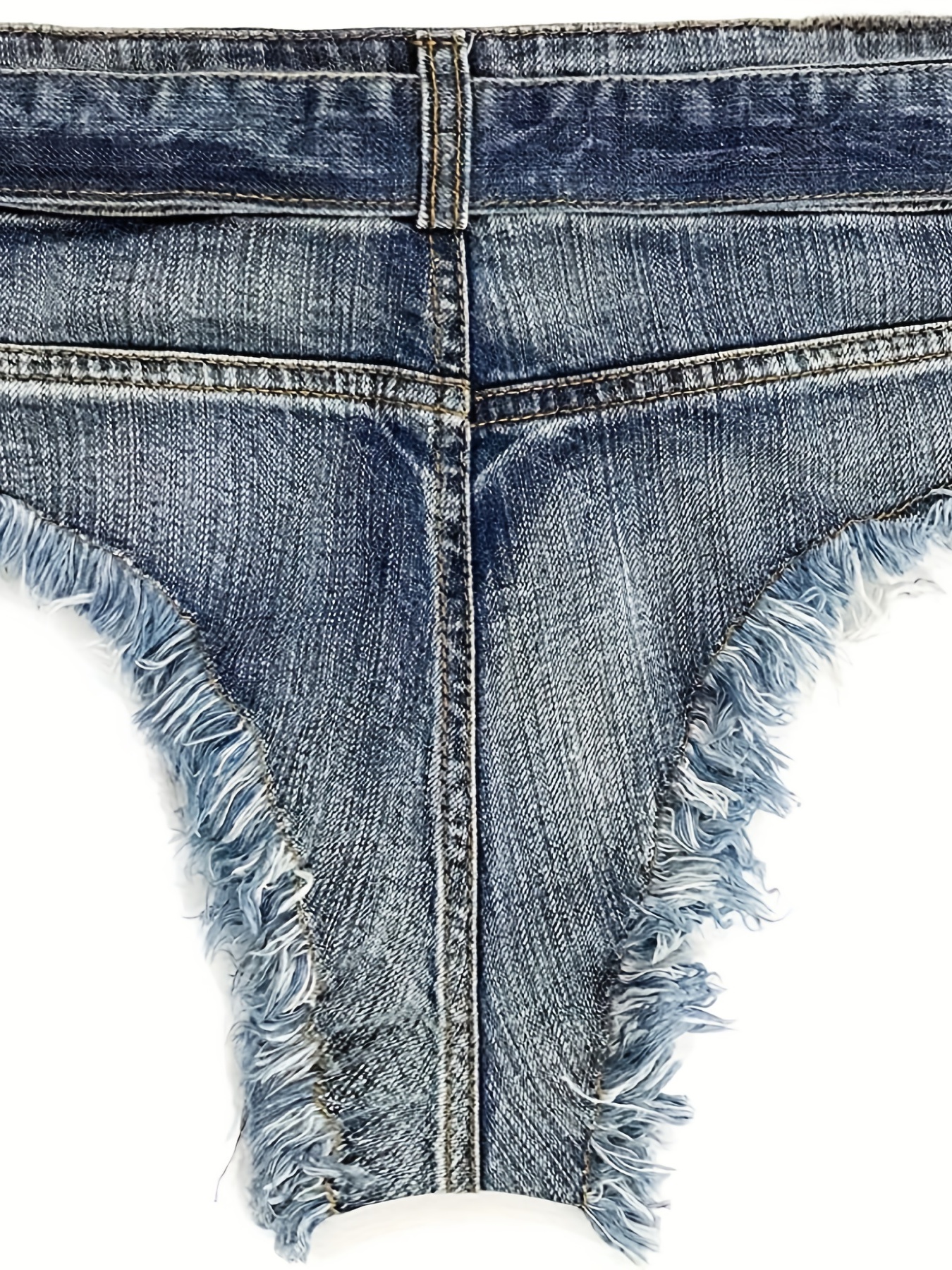 Denim Jeans Shorts Mini Hot Pants S Blue