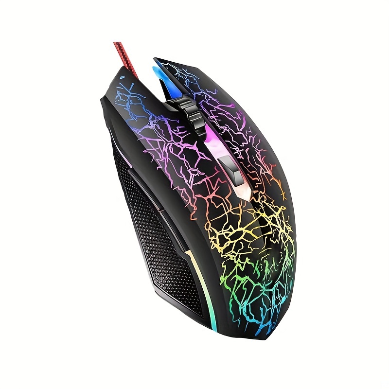 Mouse Computer Accessories Usb Seven-color Glowing Gaming Mouse