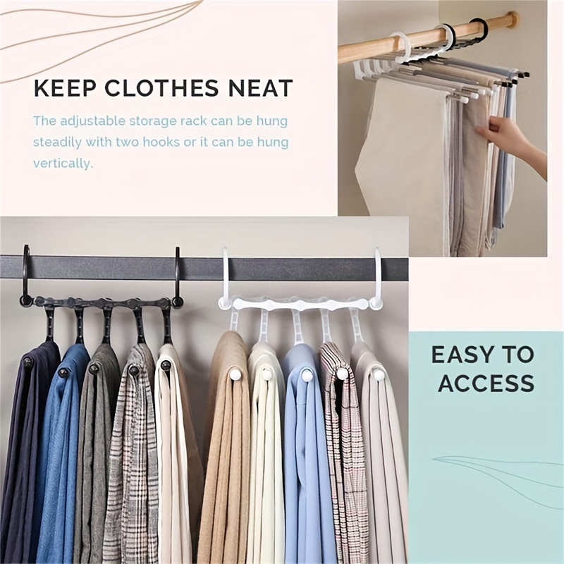 Stainless Steel Multi functional Pants Hanger 1 Foldable - Temu