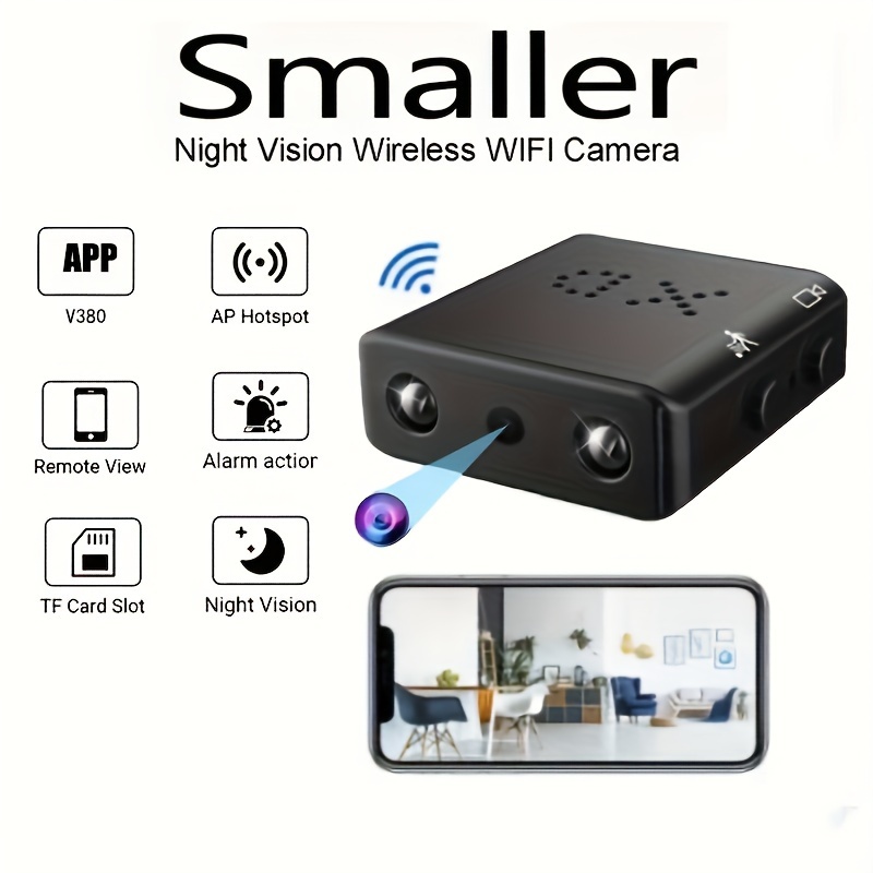 V380 Pro WiFi Smart Wireless CCTV Camera | 1080p Resolution | Smart  Calling, Alarm, Night Vision | 360° Viewing Area | Supports MicroSD Card  Storage 