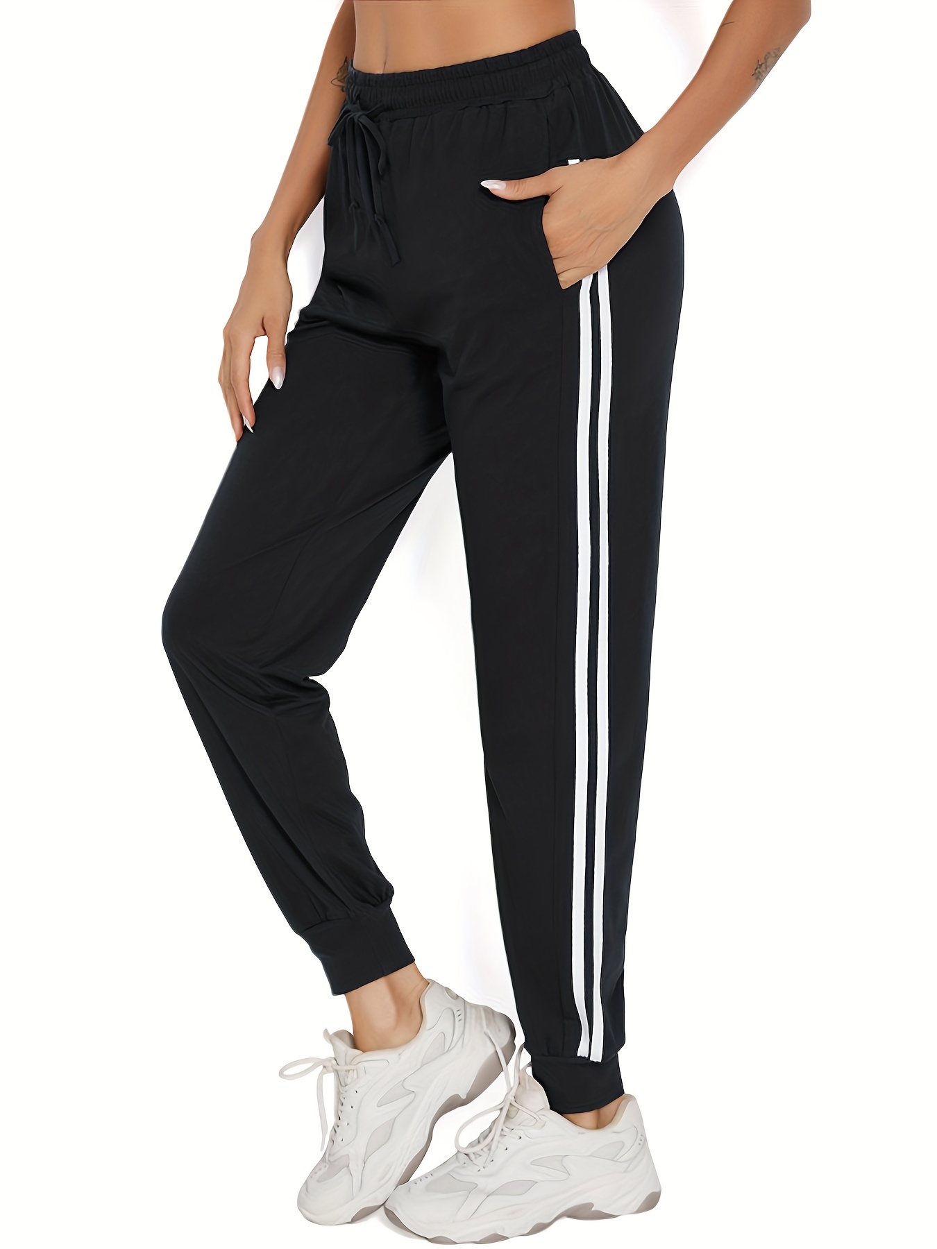  Women's Bottom Sweatpants Joggers Pants Workout High Waisted  Yoga Lounge Pant with Pockets 2x Exercise Pants (Dark Gray, XL) : Clothing,  Shoes & Jewelry