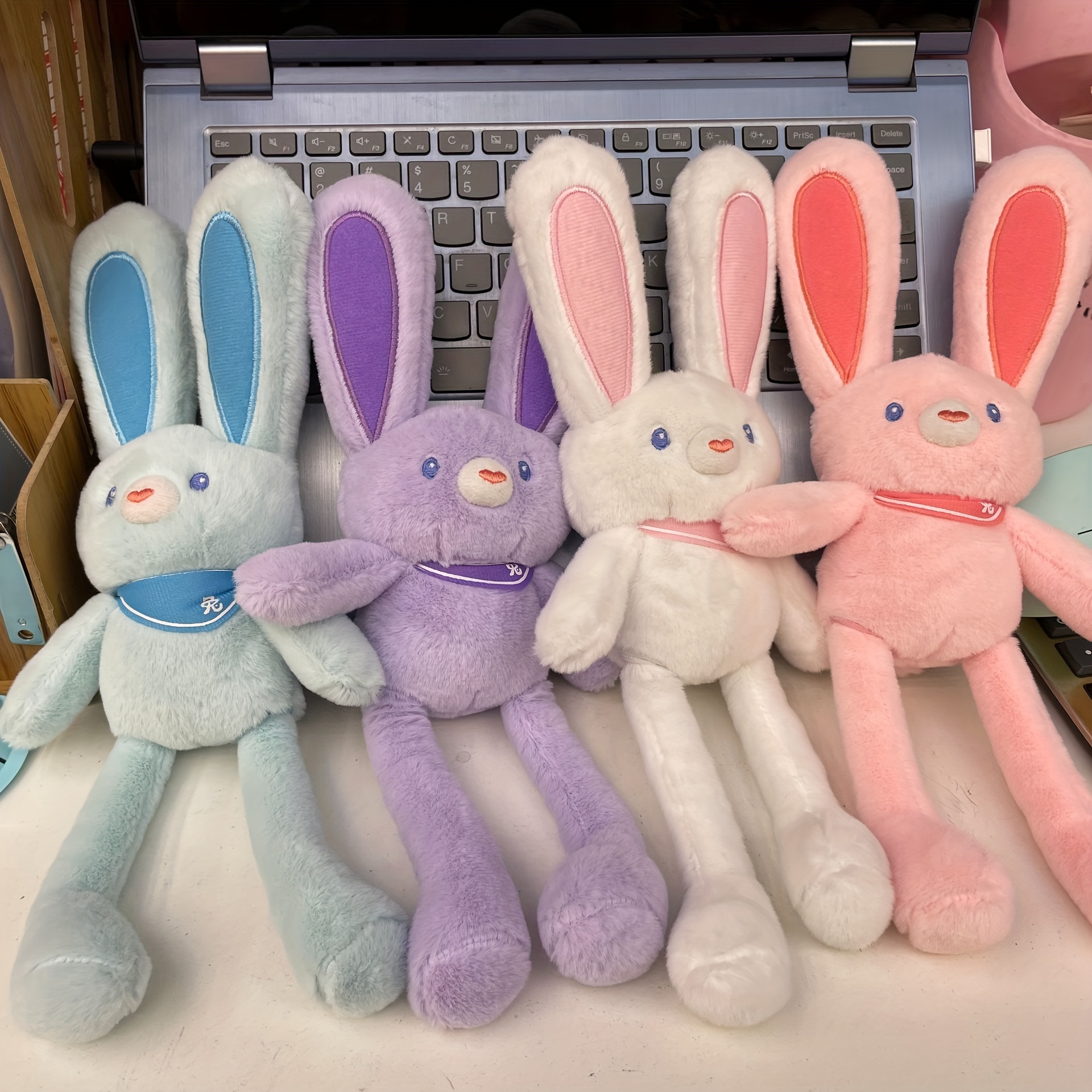 Creepy Goth Bunny Plush Crazy Rabbit Plushie Toys Spooky - Temu